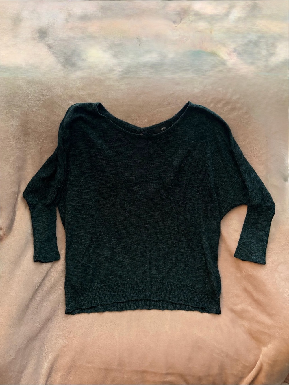 Mossimo Supply Co. Dark Teal Knit Sweater